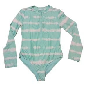Eddie Bauer Girls Clouds Ls One Piece‎ Swimsuit SKUK092